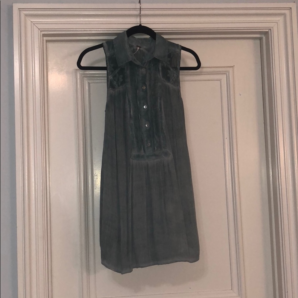 Free People Green Tunic - Picture 1 of 3